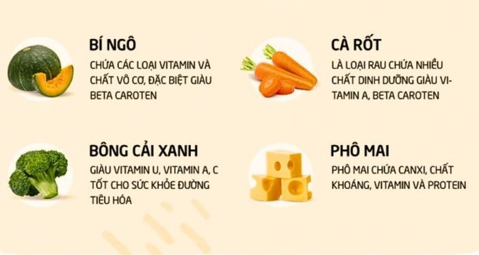 Bánh kết hợp nhiều nguyên liệu bổ dưỡng cùng gạo lứt.