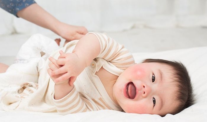 Sữa tắm Arau Baby có thể gây ra phản ứng nhẹ trên da của bé