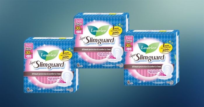 Băng vệ sinh ban đêm Super Slimguard có cánh