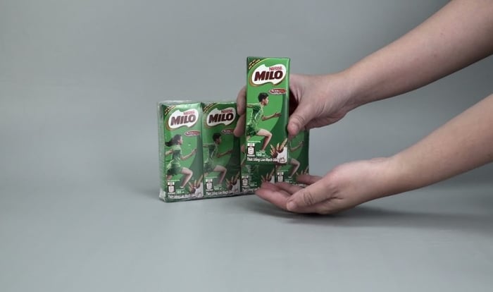 Lốc 4 hộp thức uống lúa mạch Nestlé Milo Active Go 180 ml (dành cho trẻ từ 6 tuổi trở lên)