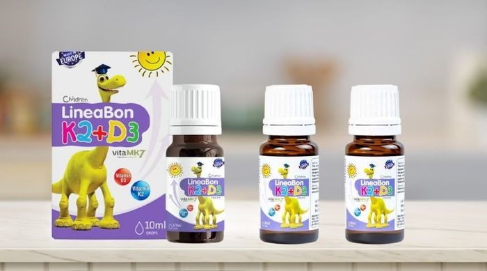 Lineabon vitamin D3 K2 dạng pipet