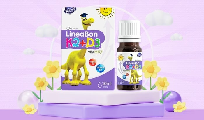 Siro LineaBon K2+D3 hỗ trợ hấp thu canxi 10 ml (từ 0 tháng)