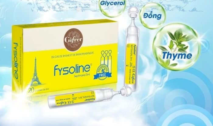 Nước muối sinh lý Fysoline 5 ml (Hộp 20 ống)