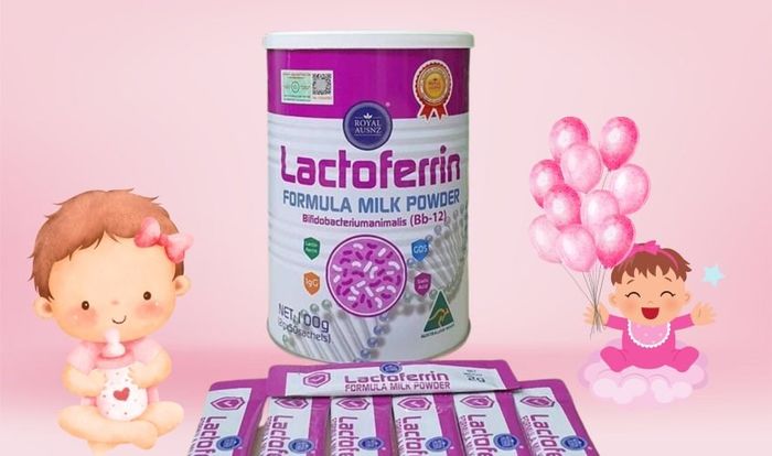 Sữa bột dạng gói Royal Ausnz Lactoferrin