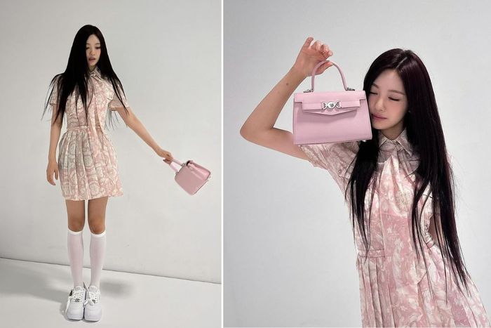 NingNing (aespa) khi mặc cùng bộ trang phục với Triệu Lộ Tư. Ảnh: Instagram
