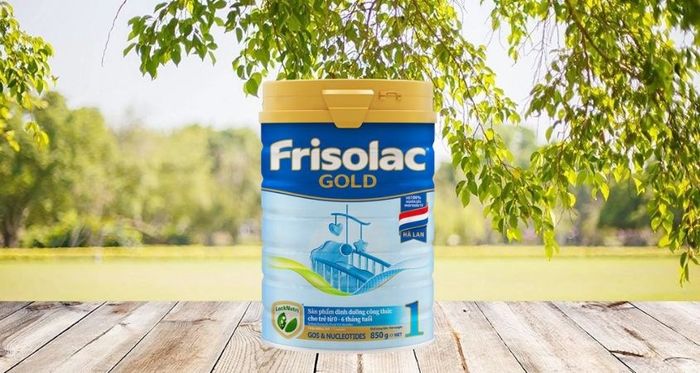 Sữa bột Frisolac Gold số 1 850g (0 - 6 tháng)