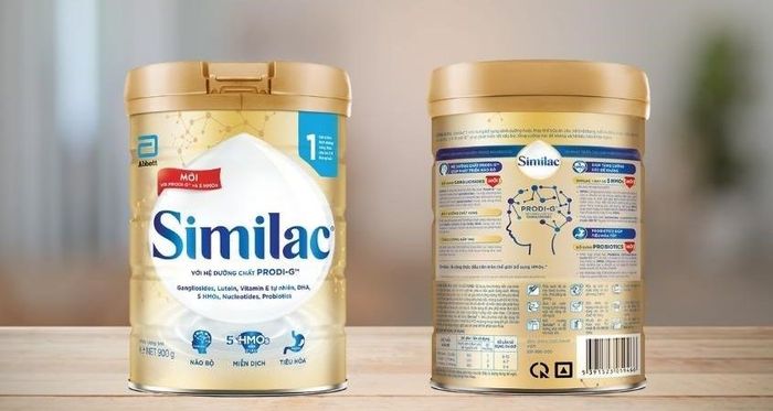 Sữa bột Similac 5G số 1 900g (0 - 6 tháng) không có chứa dầu cọ