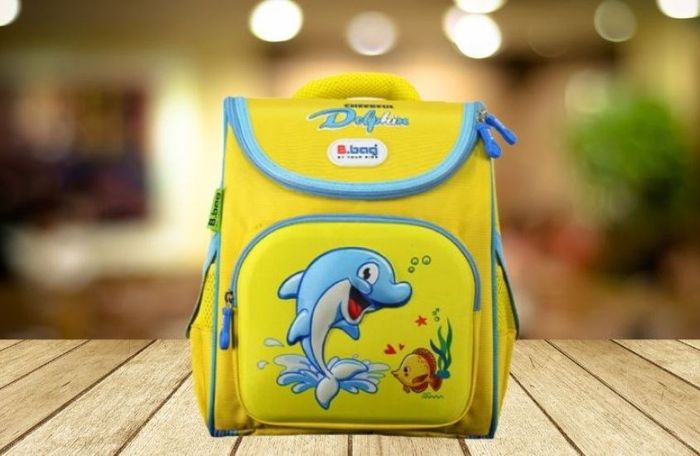 Balo chống gù B.Bag Genius Box F2-Dolphin B-12-107 vàng