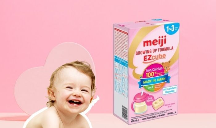 Sữa bột dạng viên Meiji Growing Up Formula Ezcube