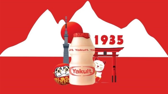 Sữa chua uống Yakult với hương vị thơm ngon