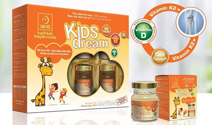 Hộp 6 hũ nước yến sào Song Yến Kids Dream 70 ml