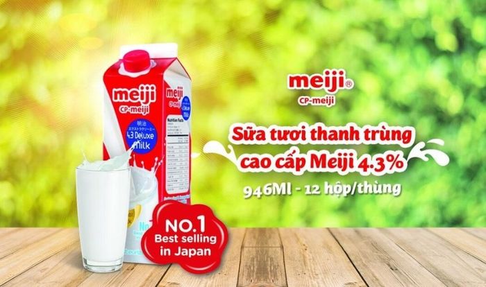 Sữa tươi thanh trùng Meiji