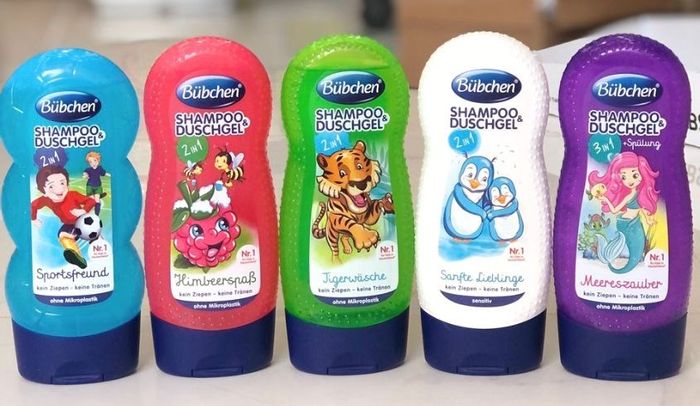 Sản phẩm sữa tắm gội Bubchen dành cho bé