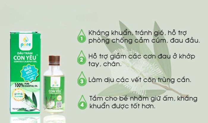 Dầu tràm dành cho bé 50 ml