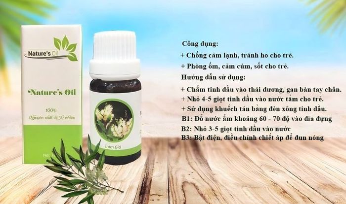 Tinh dầu tràm gió Viện Hàn lâm Khoa Học & Công Nghệ Việt Nam