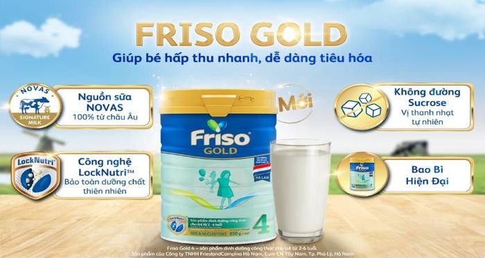 Sữa bột Friso Gold số 4 850g (2 - 6 tuổi) được đánh giá cao về chất lượng với mức giá phù hợp