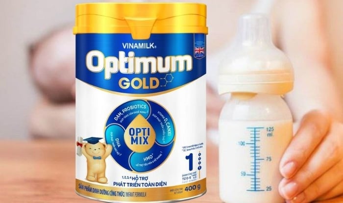 Sữa bột Vinamilk Optimum Gold số 1 400g (0 - 6 tháng)