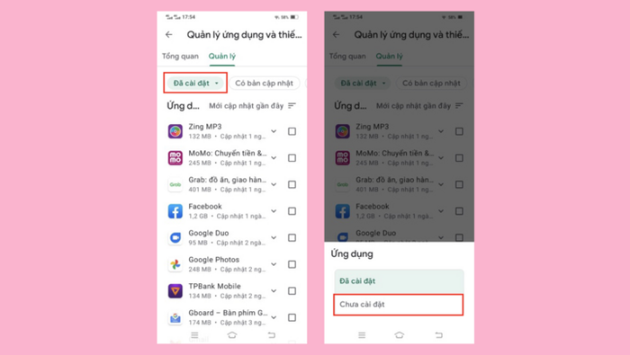 Cách xem và khôi phục ứng dụng đã xóa trên Android - Phần 4