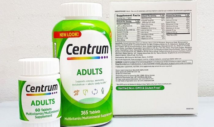 Viên uống vitamin tổng hợp Centrum Adults Multivitamin