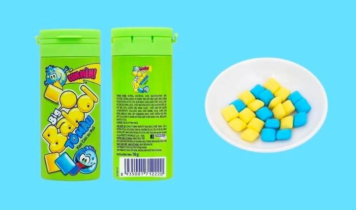 Kẹo singum Big Babol hương tự nhiên hũ 16g (từ 3 tuổi) - Màu ngẫu nhiên