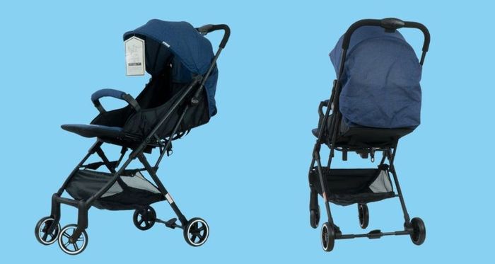 Xe đẩy cho bé Gluck Baby C-3 (0 - 5 tuổi) - Màu xanh navy