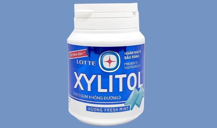 Kẹo singum Lotte Xylitol vị bạc hà hũ 58g (từ 4 tuổi)