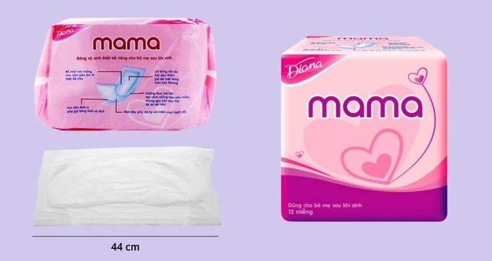 Băng vệ sinh ban ngày Diana Mama không cánh, dành cho các bà mẹ sau sinh, gồm 12 miếng