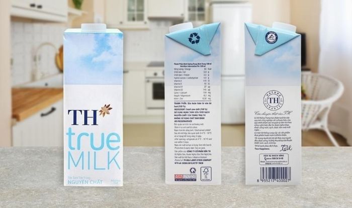 Sữa tươi TH true MILK không đường, đơn vị 1 lít (phù hợp từ 1 tuổi trở lên)