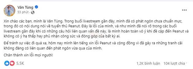 LMHT: BLV Văn Tùng gặp vấn đề lớn sau khi phát ngôn về Peanut và Canyon