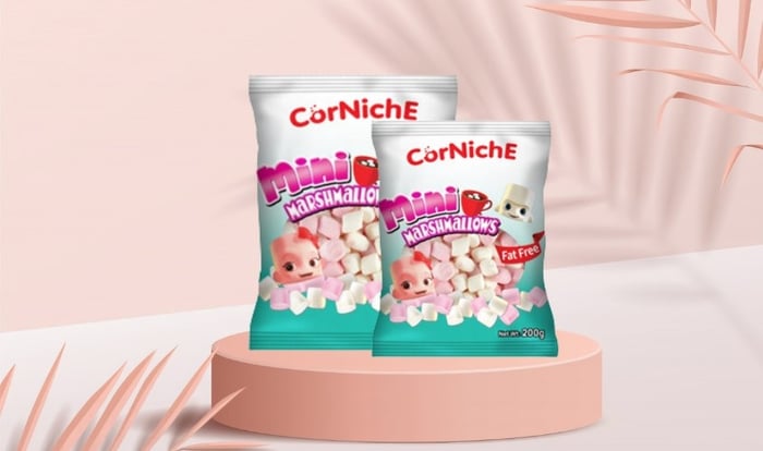 Kẹo Dẻo Marshmallow Corniche Teddy Hương Vị Thơm Ngọt