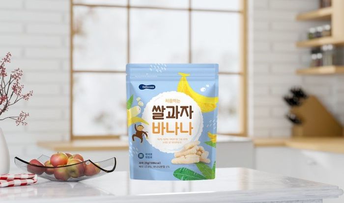 Bánh gạo ăn dặm BeBecook vị chuối gói 25g (từ 7 tháng) 