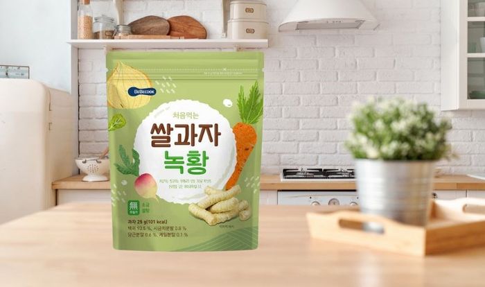 Bánh ăn dặm BeBecook vị rau củ gói 25g (phù hợp từ 7 tháng tuổi)