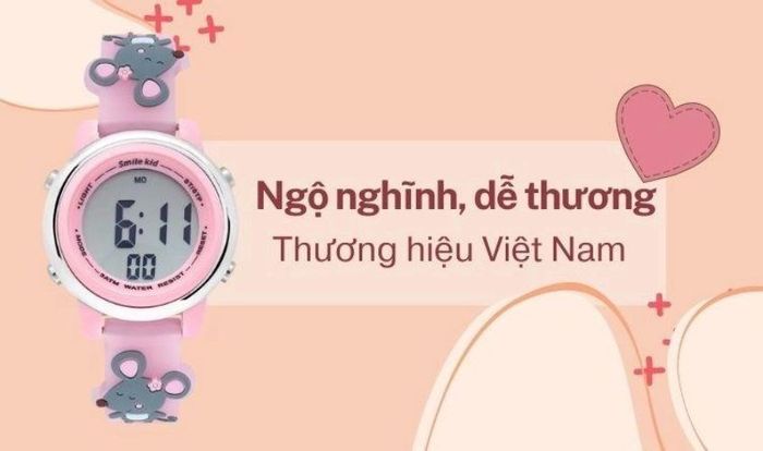 Đồng hồ trẻ em Smile Kid 34 mm chống nước mã SL382-4