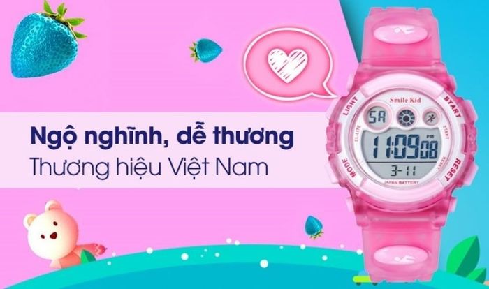 Đồng hồ trẻ em Smile Kid 37 mm chống nước mã SL023-01