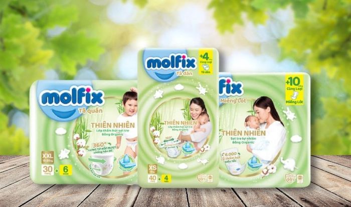 Bỉm Molfix có nhiều loại đa dạng