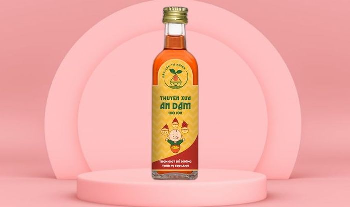 Dầu gấc tự nhiên Thuyền Xưa ăn dặm cho bé chai 65 ml