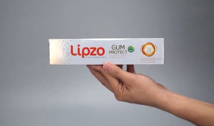 Kem đánh răng Lipzo Herb Gum Protect hương thảo dược thơm mát cho trẻ từ 6 tuổi