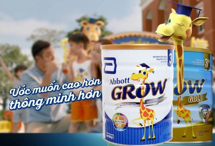 Sữa bột Abbott Grow số 3 vị vani 900g (12 - 24 tháng)