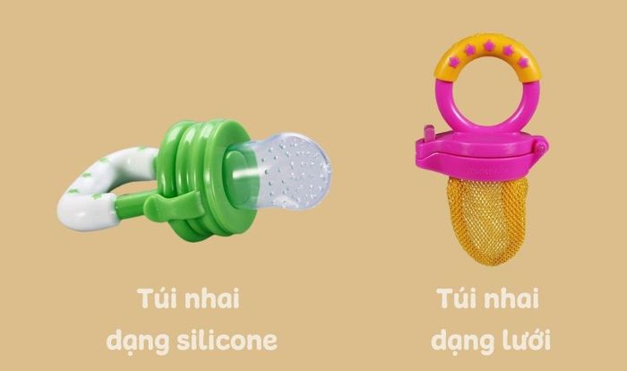 Có 2 loại túi nhai ăn dặm