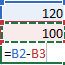 Thêm toán tử vào ô trong Excel