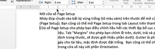 Kéo biểu tượng tam giác ở giữa