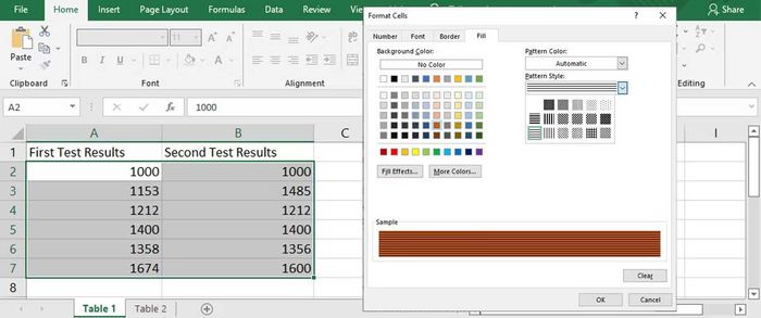 Định dạng các ô trong Excel