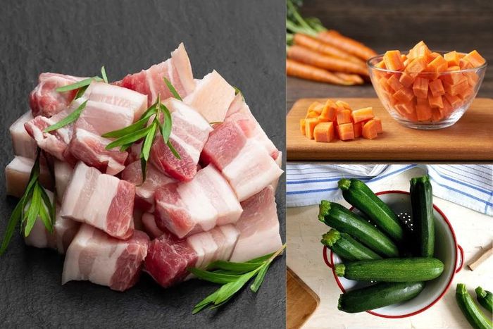 Cách nấu cháo thịt heo bí ngòi cho bé