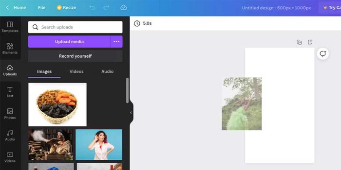 Canvas trên Canva