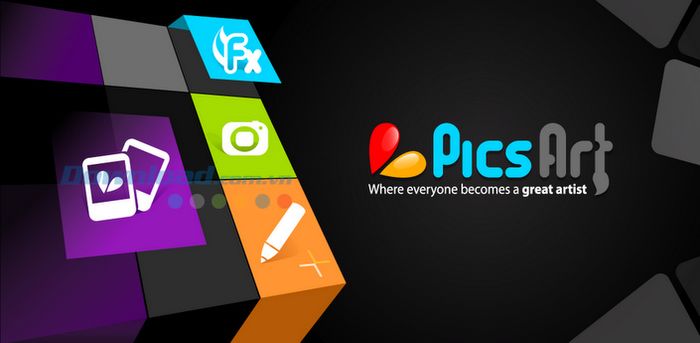 Sử dụng Picsart trên điện thoại để tạo khung ảnh