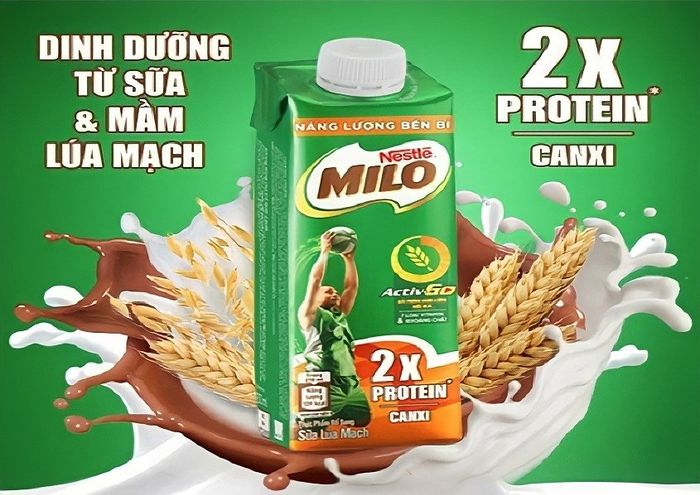 Sữa Milo cung cấp dưỡng chất và canxi cần thiết cho sự phát triển của trẻ