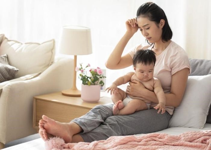 Nỗi đau sau sinh dẫn đến tình trạng trầm cảm ở phụ nữ. Nguồn từ parents