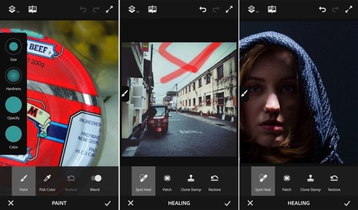 Adobe Photoshop Fix trên hệ điều hành Android