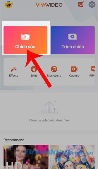 Nhấn vào nút Chỉnh sửa