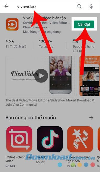 Nhấn vào nút Cài đặt